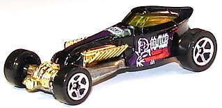 Hot Wheels 1999 - Collector # 979 - Terrorific Series 3/4 - Sweet 16 II - Black - Unpainted Base - Malaysia