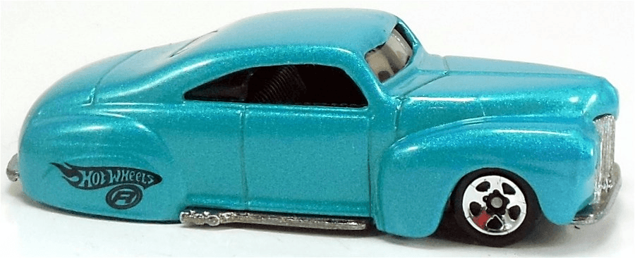 Hot Wheels 2005 - Collector # 100/183 - Red Lines 5/5 - Tail Dragger - Metalflake Turquoise - KMart Exclusive - USA