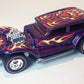 Hot Wheels 2006 - 6th Annual Collectors Nationals / Alanta, GA / Dinner Car - The Demon - Metalflake Purple with Flames - Metal/Metal & Real Riders - Limited to 2,000 - Kar Keeper