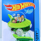 Hot Wheels 2015 - Collector # 057/250 - HW City / Tooned - The Jetsons Capsule Car - Lime Green