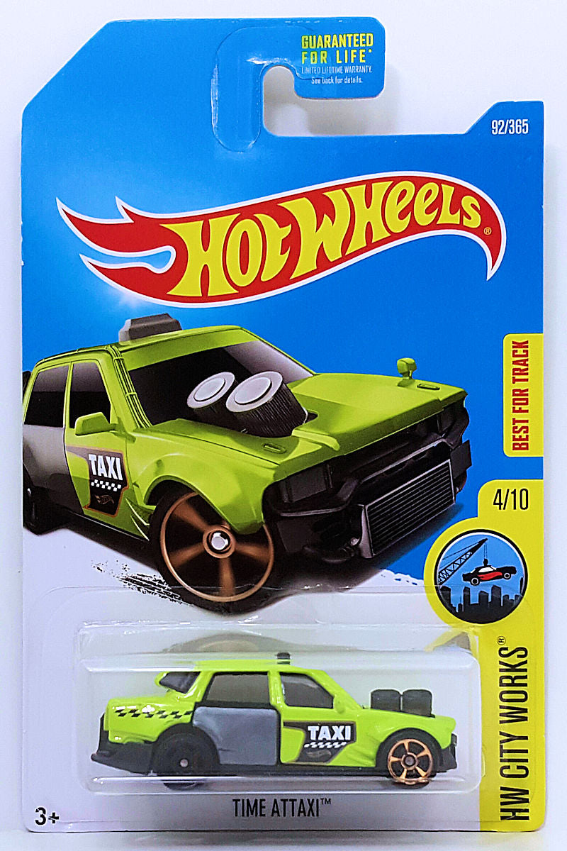 Hot Wheels 2017 - Collector # 093/365 - HW City Works 4/10 - Time Attaxi - Green