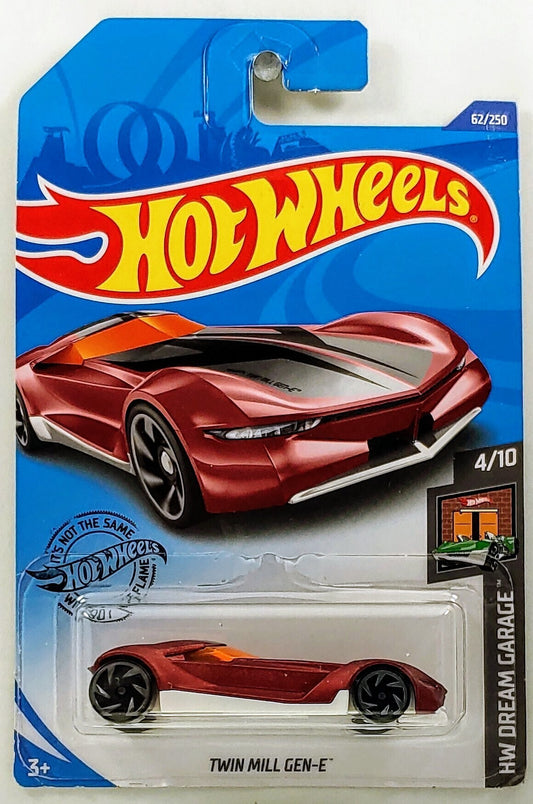 Hot Wheels 2020 - Collector # 062/250 - HW Dream Garage 4/10 - Twin Mill Gen-E - Satin Dark Red - IC