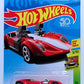 Hot Wheels 2018 - Collector # 074/365 - HW Exotics 3/10 - Twin Mill - Red - 50th Card