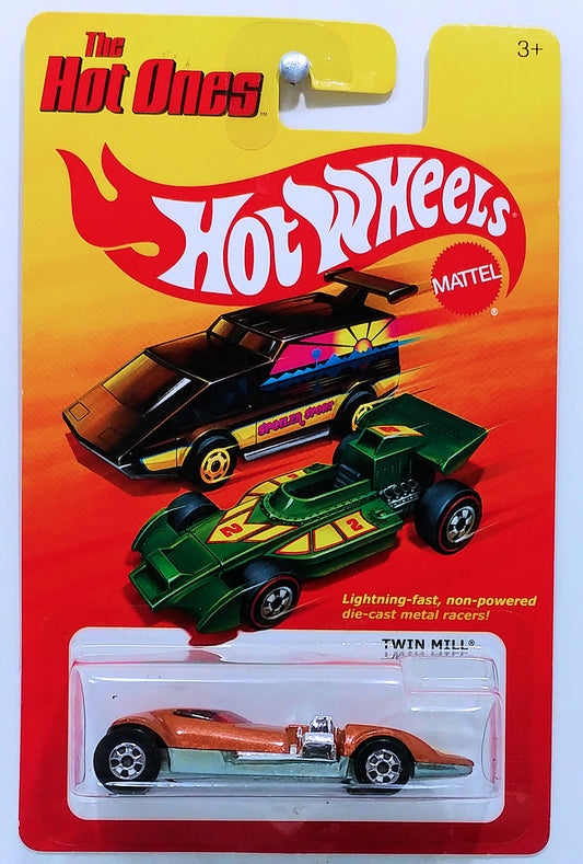 Hot Wheels 2011 - The Hot Ones - Twin Mill - Copper - Lightning Fast Metal Racers