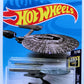 Hot Wheels 2019 - Collector # 052/250 - HW Screen Time 7/10 - U.S.S. Vengeance / Star Trek - Gray - Display Stand - USA