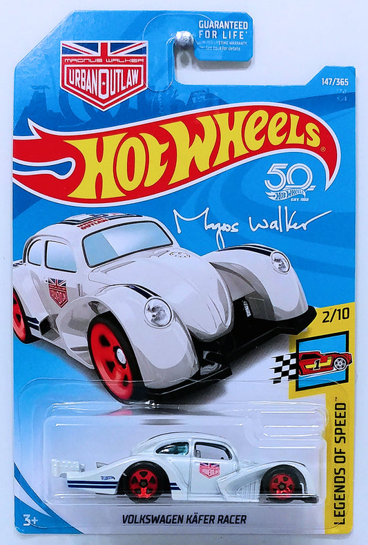 Hot Wheels 2018 - Collector # 147/365 - Legends of Speed 2/10 - Volkswagen Käfer Racer - White
