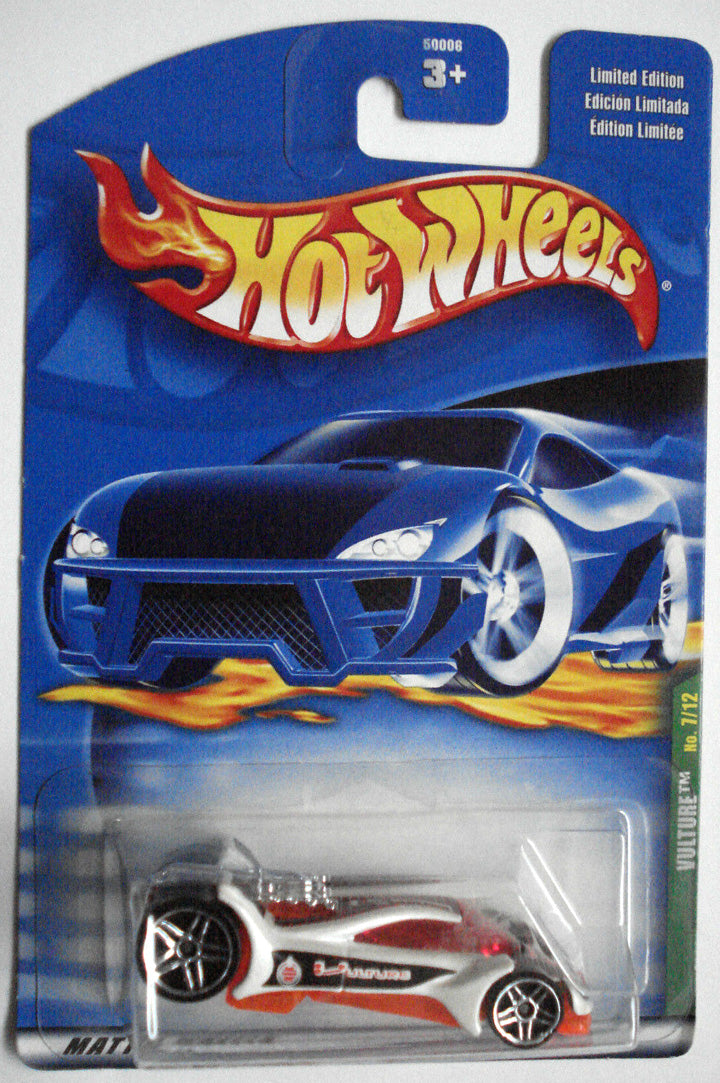 Hot Wheels 2001 - Collector # 007/240 - Treasure Hunt 7/12 - Vulture - White - IC