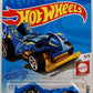 Hot Wheels 2021 - Collector # 046/250 - Mattel Games 3/5 - Zombot - Blue / Rock'em Sock'em Robots - IC