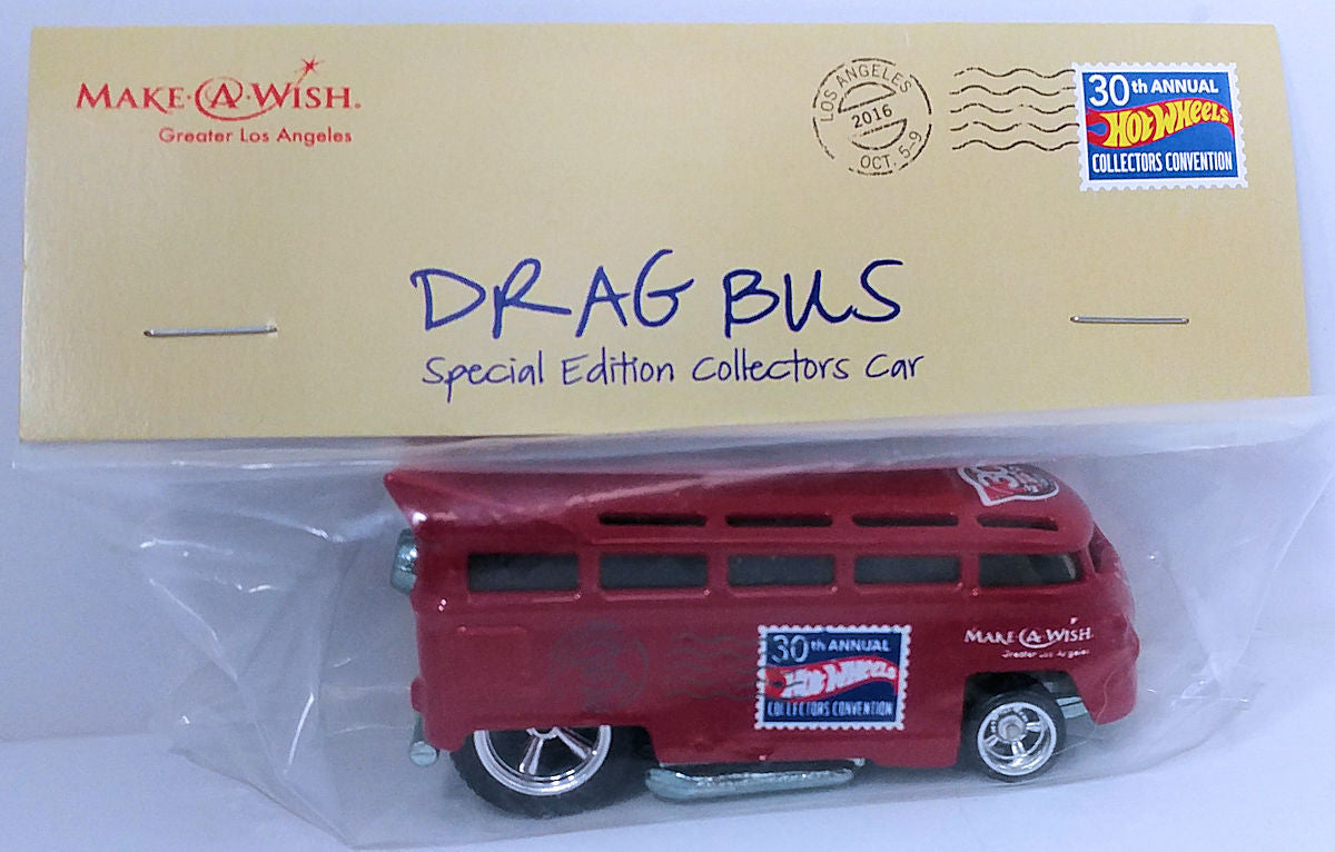 Hot Wheels 2016 - 30th Annual Convention - Make-A-Wish Charity Car - Drag Bus