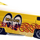 Hot Wheels 2021 - Premium / Boulevard # 25 - Volkswagen Drag Bus - Yellow / Mooneyes - Metal/Metal & Real Riders - Walmart Exclusive