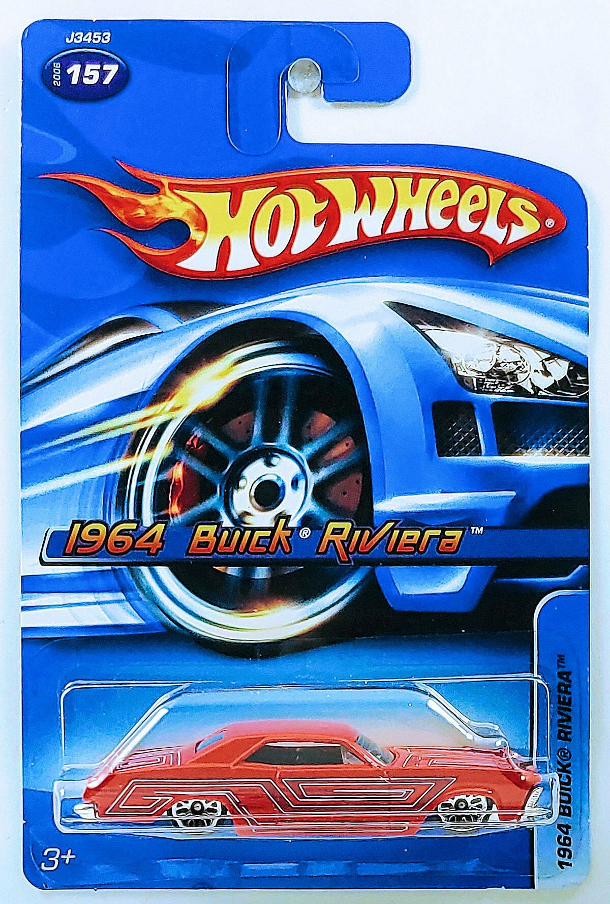 Hot Wheels 2006 - Collector # 157/223 - 1964 Buick Riviera - Red - WSP Wheels